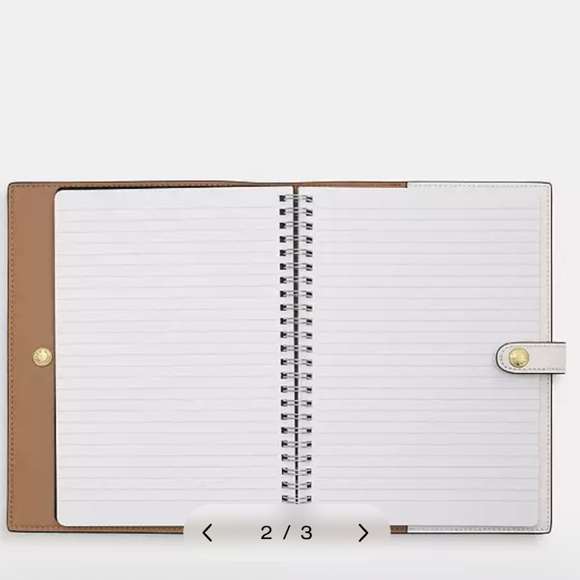 COACH SIGNATURE NOTEBOOK - Picture 2 of 7